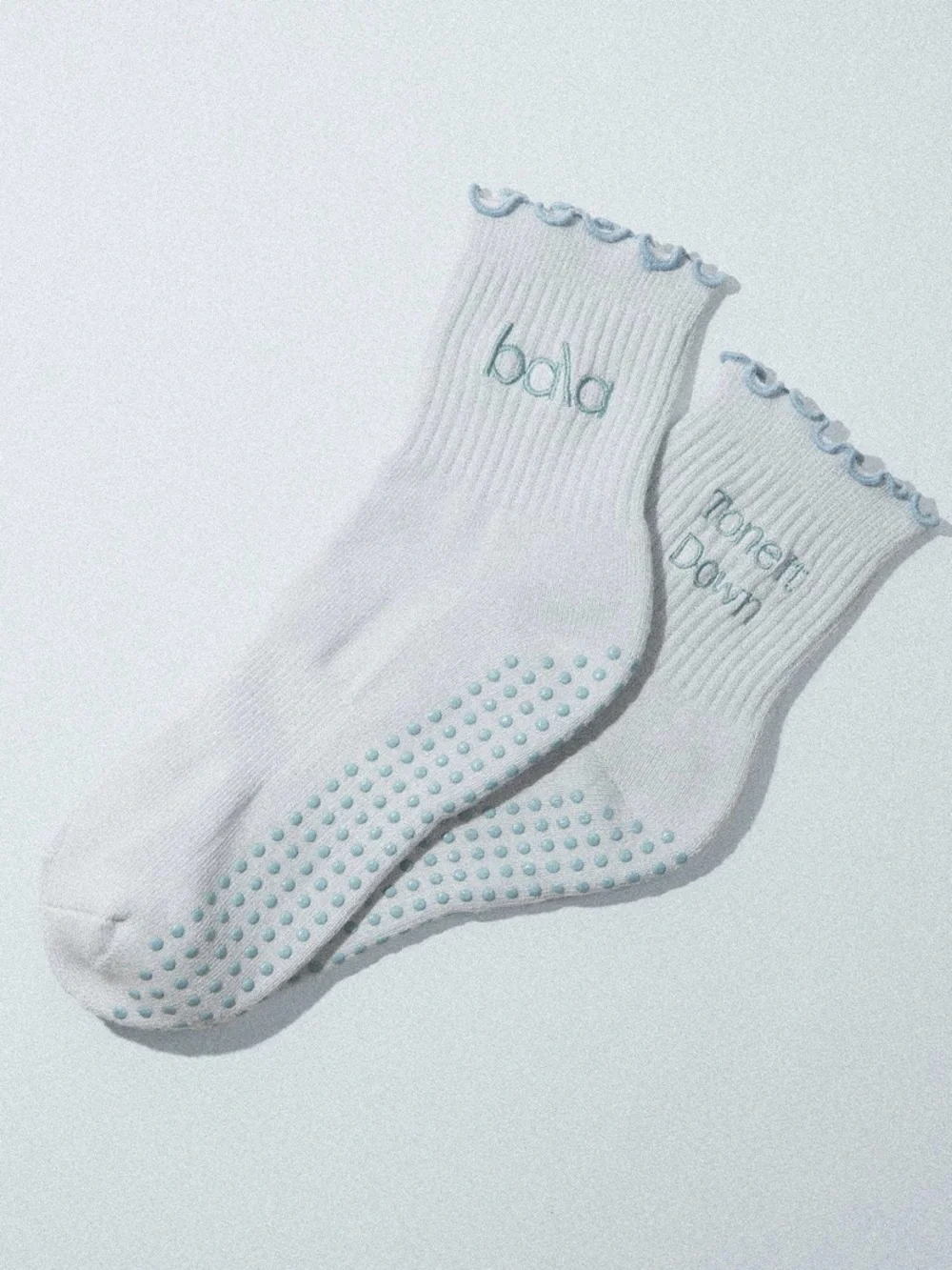 Bala The Frilly Sock in Sea (Size Medium)